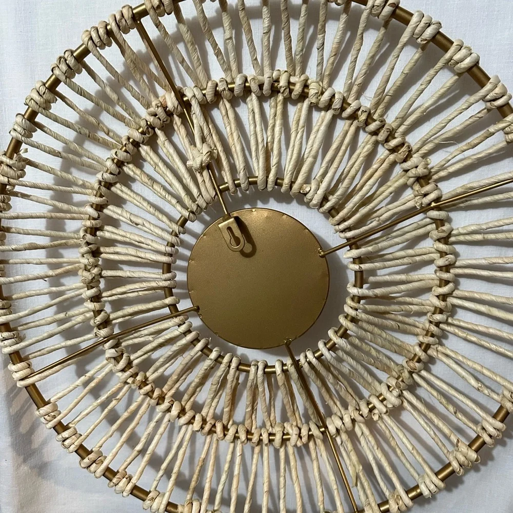 Bohemian style mirror, 21”